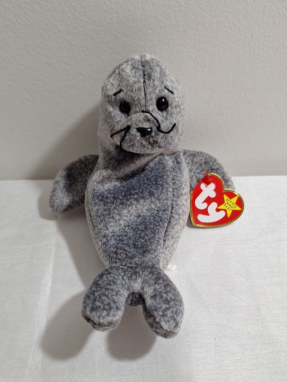 SLIPPERY The Seal TY Beanie Babiea